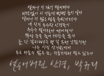 [시와 캘리] 내 안의 무수한 안경들이