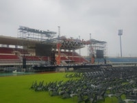 ‘미스트롯’ 콘서트는 12일 오후 7시 목포 유달경기장에서 진행됐다 ...