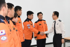 정문호 소방청장, 호남119특수구조대 격려방문