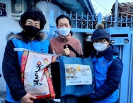 세이프72 시민방역단, 설 명절 맞아 따뜻한 정 나눠