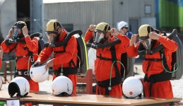 산업부, 광산안전센터 안전교육 현장 점검