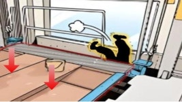 기계식주차장 CCTV 설치 작업 노동자 추락사