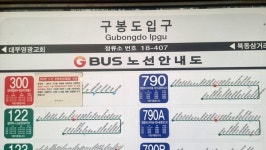 안산시, 구봉도입구 122번 버스 노선표 교체 지연에 시민 불편 가중