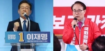 인천 계양을...이재명 50.8%, 윤형선 40.9%