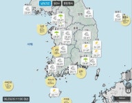 [날씨] 제주, 강원 강릉·경북 포항 등 오전 기온 30도 넘어