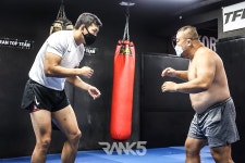 [R5포토] UFC 정다운, 스승과 함께 레슬링 특훈
