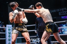 [포토] 침착 플레이 원재현의 업셋 승리…MAXFC 컨텐더리그 21 대구