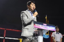 [포토] 한남교 천안시 체육회장 킥복싱인들의 멋진 경기와 활약 기대합니다