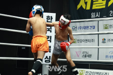 [현장포토] 내 펀치를 받아라...KBA 서울시협회장배 킥복싱대회