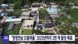 청정전남 으뜸마을 2025년까지 3천개 달성 목표