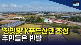 장밋빛 K푸드산단 조성..주민들은 반발