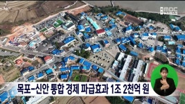 목포-신안통합 경제파급효과 1조2천억 원