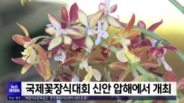 국제꽃장식대회 신안 압해에서 개최