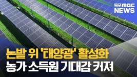 논밭 위 태양광 곧 활성화‥농가 소득원 될까?