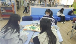 안양과천교육지원청 삼봉초등학교, 도서관에서 책과 친구되기 운영