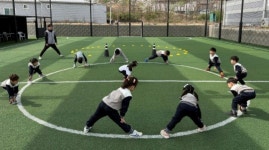 김천동신초등학교병설유치원, 전인적 발달 위한 축구교실 참여