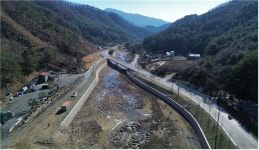 영월군, 무릉도원면 운학리 군도 14호 운일 2교 재가설 준공