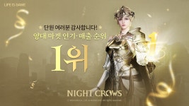 나이트 크로우, 구글 플레이 및 애플 앱스토어 양대 마켓 매출 1위