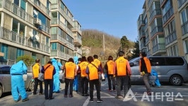 소독하고 꽃 심고 화순군 동면 사회단체, 코로나19 극복 앞장
