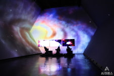 [르포] 환상극장 전시 가보니…산업용 로봇이 그리는 예술적 유희