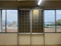 릭실, 창문에 붙여 쓰는 롤스크린형 태양광 발전 모듈 실증