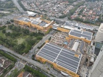 반다르 우타마, 말레이시아 최대 규모 태양광 설치