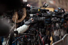 Opposing Pictures of Tsarnaev at Boston Marathon Bombing Trial
