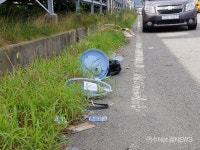 여수산단로 밀림도로....사고나면 대형참사