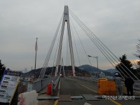 28일 개통앞둔 돌산대교, 무슨작업 했나?