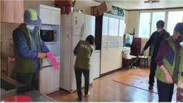 만덕동 통장협의회, 경로당 무료 방역 봉사 펼쳐