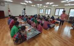 거문도에서 해양정화활동과 섬복지활동 펼쳐