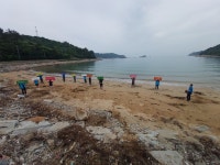 거문도에서 해양정화활동과 섬복지활동 펼쳐