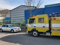 여수소방 화학119구조대, 소방차 길터주기 훈련 실시