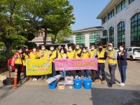 여수시노인복지관 사랑의 집수리 행사 진행