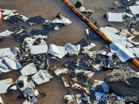 여수산단 오리온카본즈 기름유출 사고, 늦장대처로 상암천 오염