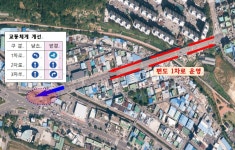 미평동 양지고가교 철거, 7개월간 차로 축소 운영한다