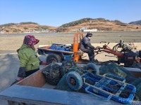 여수 소라면 달천마을과 섬달천마을 갯가 풍경