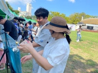 다같이 행복한 양성평등 거북선공원에 마련된 작은 축제