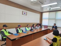 여양고등학교 학생, 교통지도 어르신께 든든하상 전해