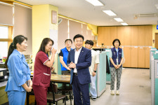 추석 앞두고 사회복지시설 위문한 정기명 여수시장