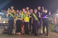 여수경찰서, 추석맞이 낭만포차 인근 합동순찰