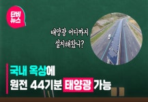 옥상·주차장·도로 등 태양광 설치할 곳 수두룩