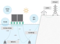 호수 위에 뜬 그 꽃잎이 태양광발전소라니
