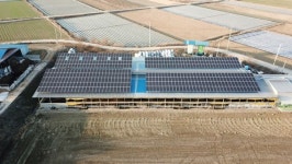 ㈜솔라온, 경남 합천 축사건물위(지붕)한국형 FIT 100kW급 2개소 태양광발전소 준공