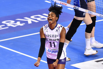 [V리그] '도로공사 연승 견인' 켈시, 여자프로배구 3라운드 MVP 선정