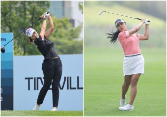 [KLPGA] 최민경·윤이나, 롯데오픈 첫 날 '8언더파' 공동 선두