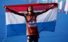 [올림픽] 철녀 하산, 여자 마라톤 제패…10,000m 銅 35시간 만에 우승 괴력