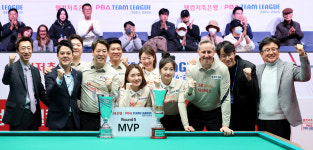 SK렌터카, 창단 첫 프로당구 팀리그 정규리그 1위…2년 연속 파이널행