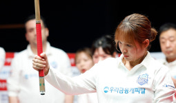 스롱 피아비 2승 우리금융캐피탈, 프로당구 팀리그 파이널 반격의 첫 승