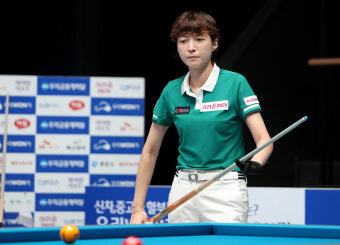 '애버리지 2.778' 임정숙, LPBA투어 개막전 64강 전체 1위…김가영·스롱 피아비 32강행